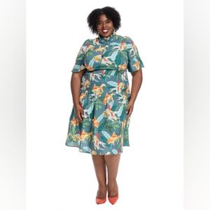 Eloquii woven koi dress, size 26